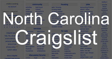 craigslist nc|craigslist in nc only.